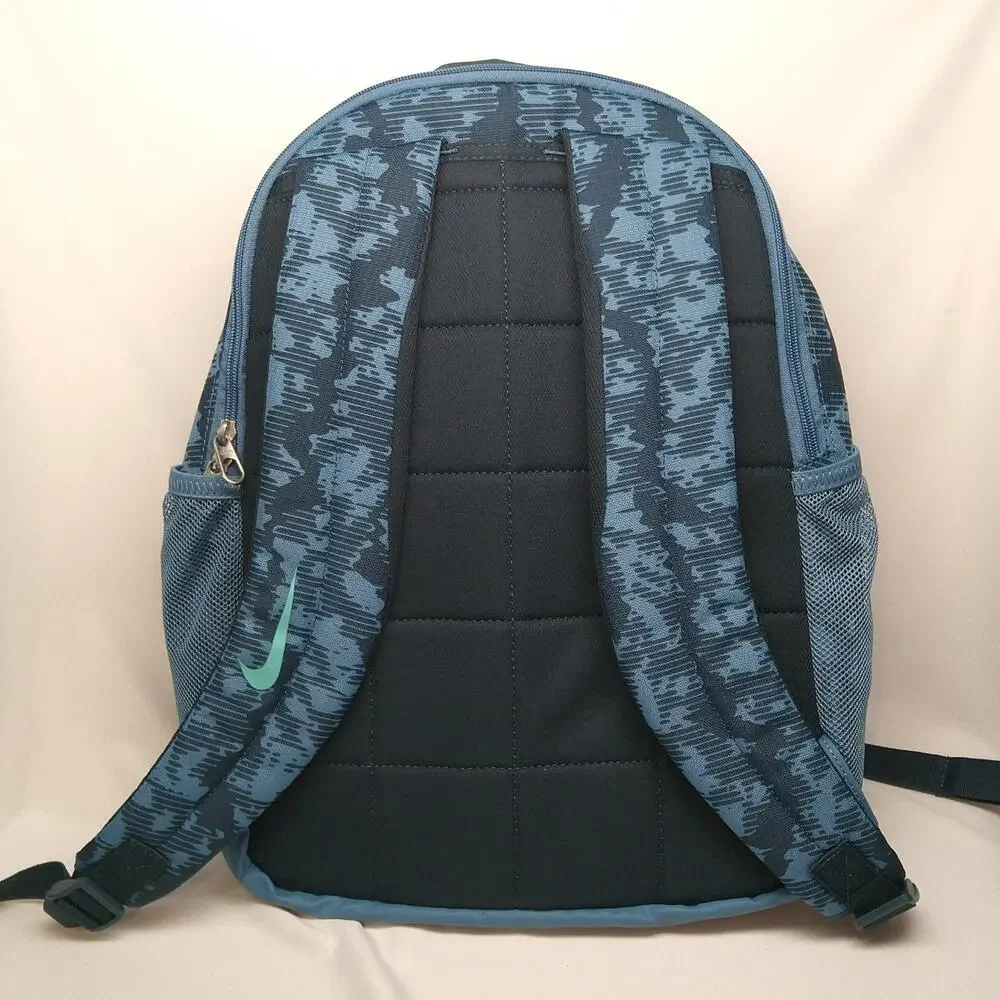Nike Brasilia Kids Backpack 18L Armoury Navy Aegean Green Frost NWT